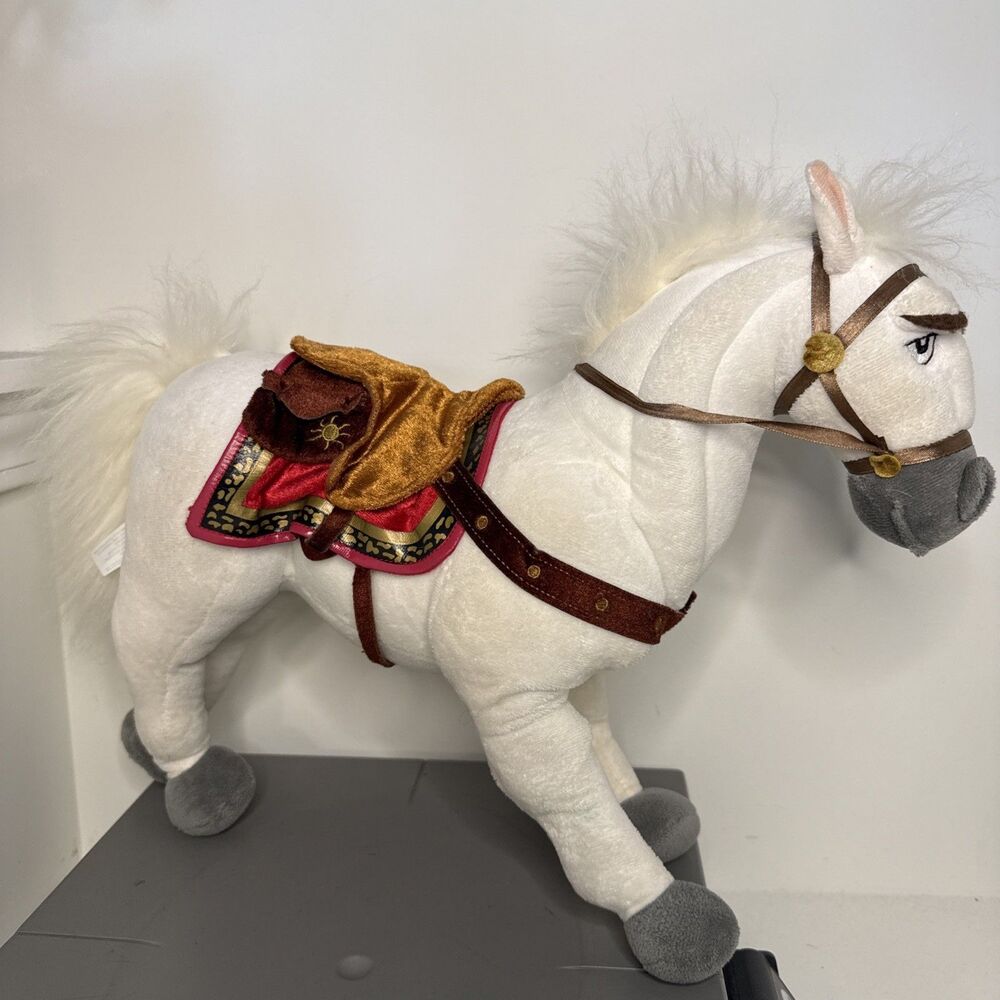 Maximus Rapunzel's Horse Tangled Disney Poseable Plush Stuffed Animal 15" Long